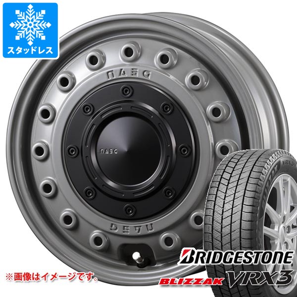 【タイヤ交換対象】スズキ エブリイバン DA17V用 スタッドレス ブリヂストン ブリザック VRX3 165/60R14 75Q クリムソン ディーン コロラド タイヤホイール4本セット|タイヤマックス
