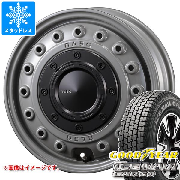 【タイヤ交換対象】スズキ キャリイ DA16T用 スタッドレス グッドイヤー アイスナビカーゴ 145/80R12 80/78N (145R12 6PR相当) クリムソン ディーン コロラド タイヤホイール4本セット