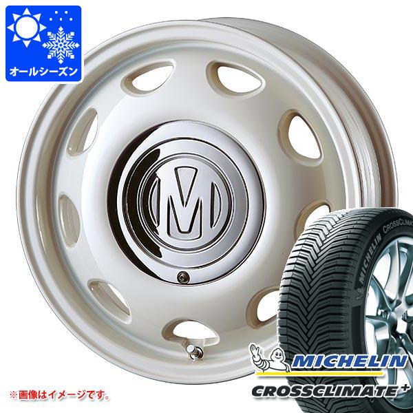 【タイヤ交換対象】タフト LA900系用 オールシーズンタイヤ ミシュラン クロスクライメートプラス 165/65R15 85H XL クリムソン ディーン ミニ 5.0-15 タイヤホイール4本セット|タイヤマックス