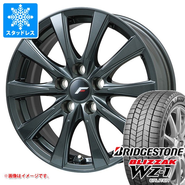 【タイヤ交換対象】トヨタ 40系アルファード用 スタッドレス ブリヂストン ブリザック WZ-1 225/60R18 100Q エルエフ イゾラ2 タイヤホイール4本セット
