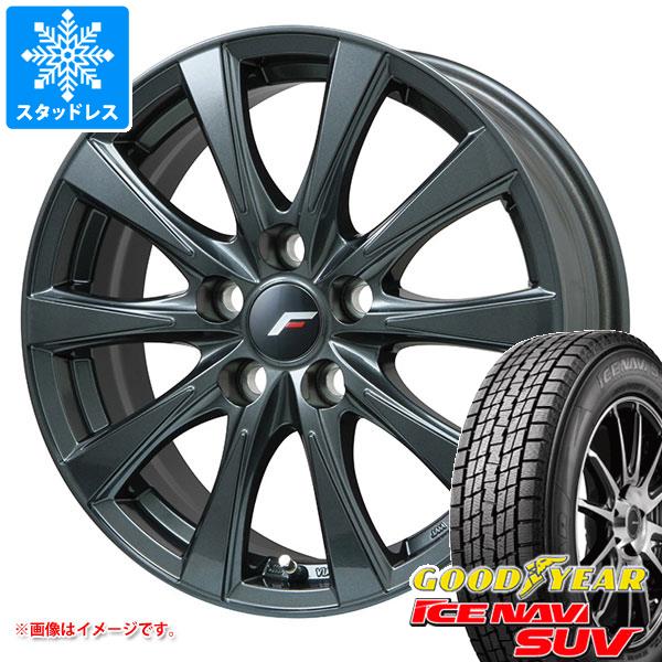 【タイヤ交換対象】アルファード 40系用 スタッドレス グッドイヤー アイスナビ SUV 225/60R18 100Q エルエフ イゾラ2 タイヤホイール4本セット