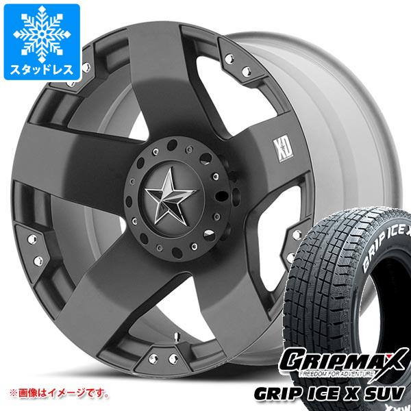 【タイヤ交換対象】RAV4 50系用 スタッドレス グリップマックス グリップアイスエックス SUV 225/65R17 102T ホワイトレター KMC XD775 ロックスター タイヤホイール4本セット｜タイヤマックス 106,651円