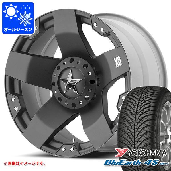 【タイヤ交換対象】RAV4 50系用 オールシーズンタイヤ ヨコハマ ブルーアース4S AW21 225/65R17 106V XL KMC XD775 ロックスター 8.0-17 タイヤホイール4本セット｜タイヤマックス