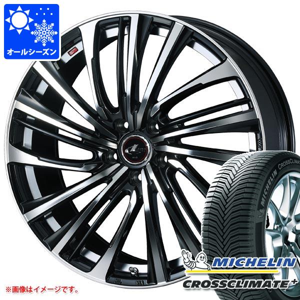 【タイヤ交換対象】オールシーズン 205/65R15 99V XL ミシュラン クロスクライメートプラス レオニス FS 6.0-15 タイヤホイール4本セット