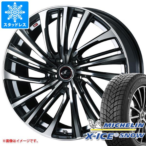 【タイヤ交換対象】スタッドレスタイヤ ミシュラン エックスアイススノー 225/60R18 100H & レオニス FS 8.0-18 タイヤホイール4本セット225/60-18 MICHELIN X-ICE SNOW|タイヤマックス