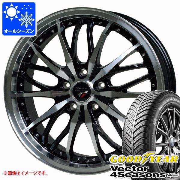 【タイヤ交換対象】オールシーズン 215/45R18 89H グッドイヤー ベクター 4シーズンズ ハイブリッド プレシャス HM-3 7.0-18 タイヤホイール4本セット