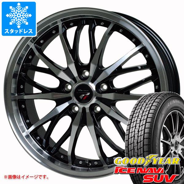 【タイヤ交換対象】スタッドレスタイヤ グッドイヤー アイスナビ SUV 225/55R18 98Q & プレシャス HM-3 7.0-18 タイヤホイール4本セット225/55-18 GOODYEAR ICE NAVI SUV|タイヤマックス