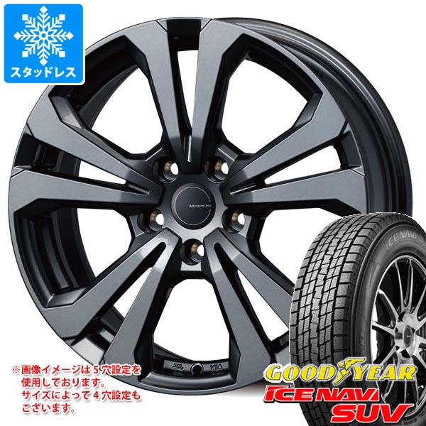 【タイヤ交換対象】アウディ Q4 e-トロン FZ系用 スタッドレス グッドイヤー アイスナビ SUV 235/60R18 107Q XL アドバンスライン SV-1 タイヤホイール4本セット画像