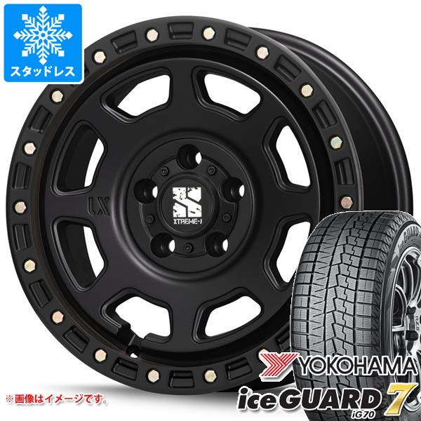 【タイヤ交換対象】スタッドレスタイヤ ヨコハマ アイスガードセブン iG70 225/60R17 99Q & MLJ エクストリームJ XJ07 8.0-17 タイヤホイール4本セット225/60-17 YOKOHAMA iceGUARD 7 iG70|タイヤマックス