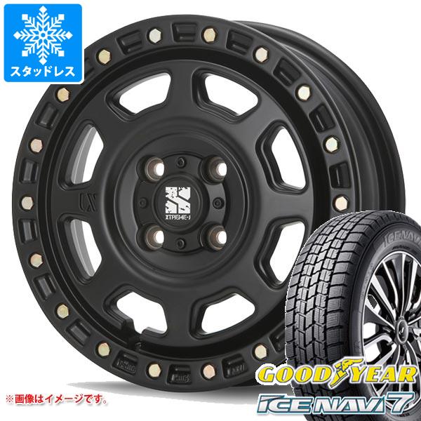 【タイヤ交換対象】2026年製 スタッドレスタイヤ グッドイヤー アイスナビ7 165/65R15 81Q & MLJ エクストリームJ XJ07 4.5-15 タイヤホイール4本セット165/65-15 GOODYEAR ICE NAVI 7|タイヤマックス