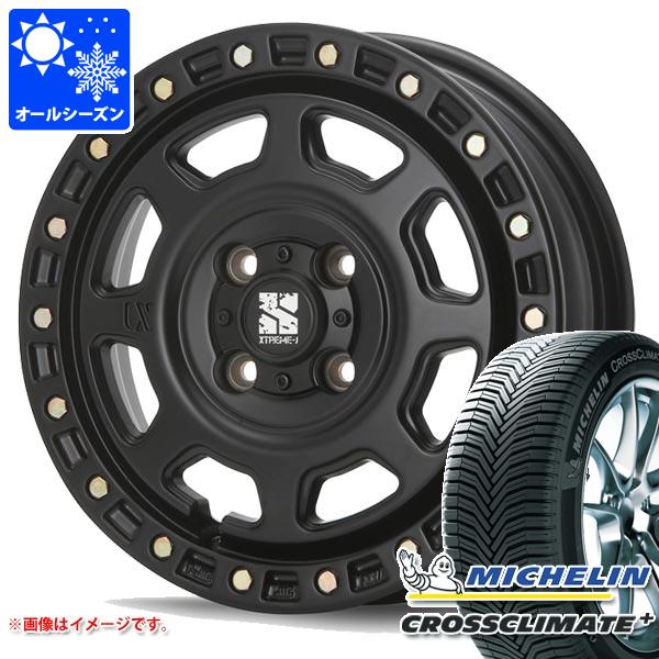 【タイヤ交換対象】タフト LA900系用 オールシーズンタイヤ ミシュラン クロスクライメートプラス 165/65R15 85H XL MLJ エクストリームJ XJ07 4.5-15 タイヤホイール4本セット