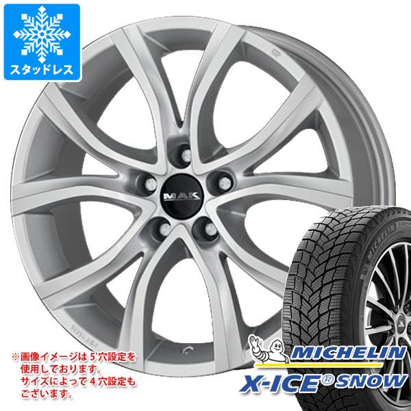 【タイヤ交換対象】プジョー 3008 P84系用 スタッドレス ミシュラン エックスアイススノー 225/60R17 103T XL MAK アンチバス タイヤホイール4本セット|タイヤマックス