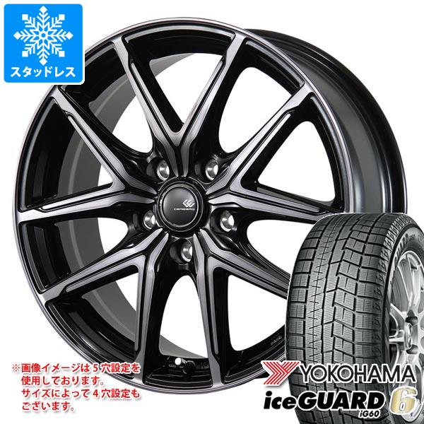 【タイヤ交換対象】スタッドレスタイヤ ヨコハマ アイスガードシックス iG60 205/50R16 87Q ＆ セレブロ FT05 6.5-16 タイヤホイール4本セット205/50-16 YOKOHAMA iceGUARD 6 iG60