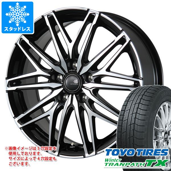 【タイヤ交換対象】スタッドレスタイヤ トーヨー ウィンタートランパス TX 235/50R18 97Q ＆ セレブロ WA45 7.5-18 タイヤホイール4本セット235/50-18 TOYO Winter TRANPATH TX｜タイヤマックス