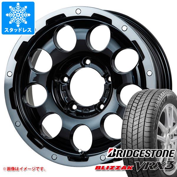 【タイヤ交換対象】5本セット スズキ ジムニーノマド JC74W用 スタッドレス ブリヂストン ブリザック VRX3 215/70R16 100Q LMG CS-9 タイヤホイール5本セット