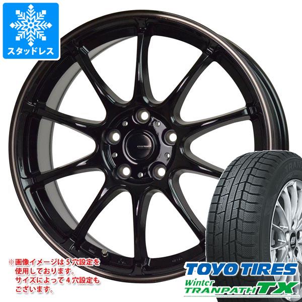 【タイヤ交換対象】スタッドレスタイヤ トーヨー ウィンタートランパス TX 215/70R16 100Q & ジースピード P-07 6.5-16 タイヤホイール4本セット215/70-16 TOYO Winter TRANPATH TX|タイヤマックス