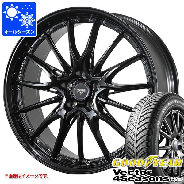 オールシーズン 235/50R18 101H XL グッドイヤー ベクター 4シーズンズ ハイブリッド ドルフレン ヒューヴァー 8.0-18 タイヤホイール4本セット|タイヤマックス