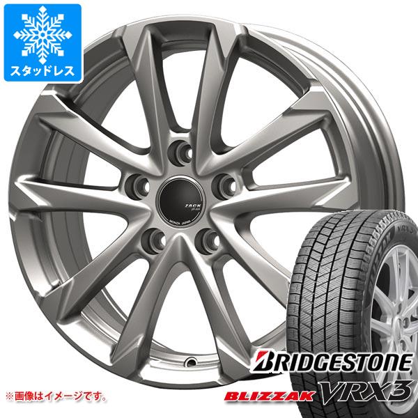 【タイヤ交換対象】プリウス 60系用 スタッドレス ブリヂストン ブリザック VRX3 195/60R17 90Q ザック JP-325 タイヤホイール4本セット