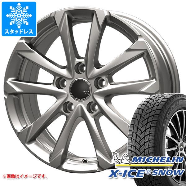 【タイヤ交換対象】プリウス 60系用 スタッドレス ミシュラン エックスアイススノー 195/60R17 90H ザック JP-325 タイヤホイール4本セット