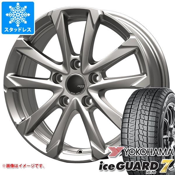 【タイヤ交換対象】プリウス 60系用 スタッドレス ヨコハマ アイスガードセブン iG70 195/60R17 90Q ザック JP-325 タイヤホイール4本セット