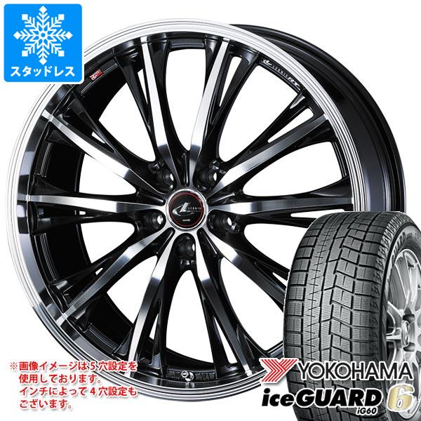 【タイヤ交換対象】スタッドレスタイヤ ヨコハマ アイスガードシックス iG60 225/50R16 92Q ＆ レオニス RT 6.5-16 タイヤホイール4本セット225/50-16 YOKOHAMA iceGUARD 6 iG60