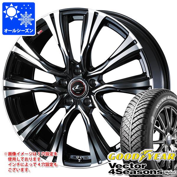 【タイヤ交換対象】オールシーズン 205/55R16 91H グッドイヤー ベクター 4シーズンズ ハイブリッド レオニス VR 6.5-16 タイヤホイール4本セット 169,600円