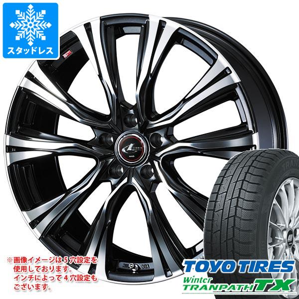 【タイヤ交換対象】スタッドレスタイヤ トーヨー ウィンタートランパス TX 185/65R15 88Q ＆ レオニス VR タイヤホイール4本セット185/65-15 TOYO Winter TRANPATH TX｜タイヤマックス 77,165円