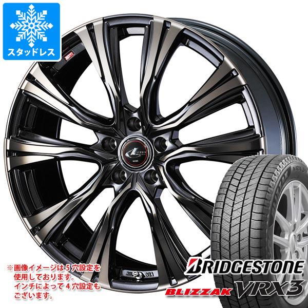 【タイヤ交換対象】スタッドレスタイヤ ブリヂストン ブリザック VRX3 205/65R16 95Q ＆ レオニス VR 6.5-16 タイヤホイール4本セット205/65-16 BRIDGESTONE BLIZZAK VRX3