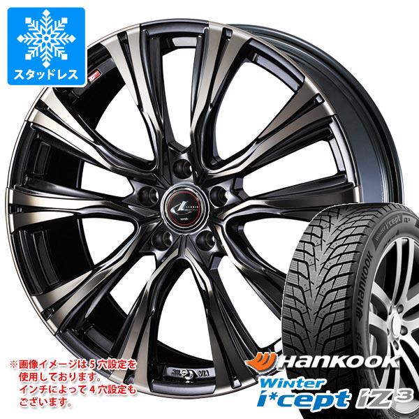 【タイヤ交換対象】スタッドレスタイヤ ハンコック ウィンターアイセプト iZ3 W636 235/50R18 97H ＆ レオニス VR 8.0-18 タイヤホイール4本セット235/50-18 HANKOOK Winter i cept iZ3 W636