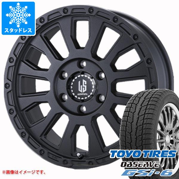 【タイヤ交換対象】スタッドレスタイヤ トーヨー オブザーブ GSi-6 265/65R17 112Q ＆ ラ・ストラーダ アヴェンチュラ 8.0-17 タイヤホイール4本セット265/65-17 TOYO OBSERVE GSi-6｜タイヤマックス