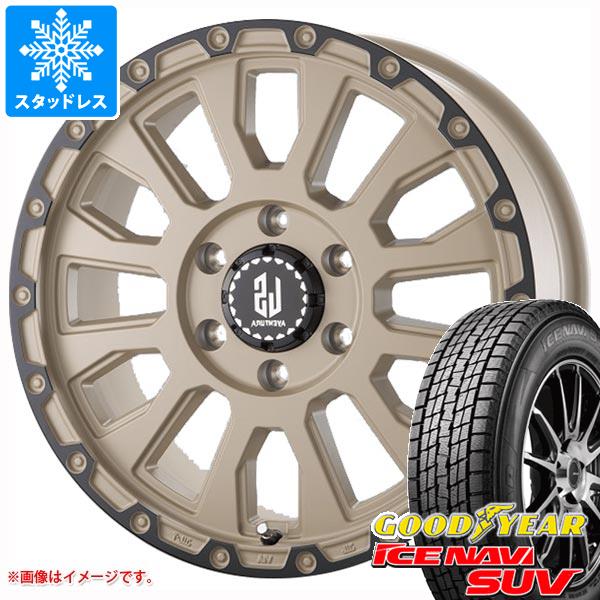 【タイヤ交換対象】スタッドレスタイヤ グッドイヤー アイスナビ SUV 265/60R18 110Q ＆ ラ・ストラーダ アヴェンチュラ 8.0-18 タイヤホイール4本セット265/60-18 GOODYEAR ICE NAVI SUV