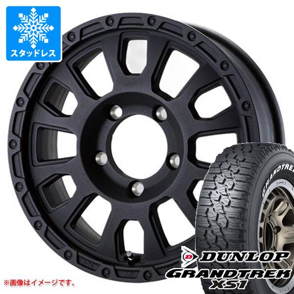 【タイヤ交換対象】ジムニー用 スタッドレス ダンロップ グラントレック XS1 185/85R16 105/103L LT ホワイトレター ラ・ストラーダ アヴェンチュラ タイヤホイール4本セット 87,175円