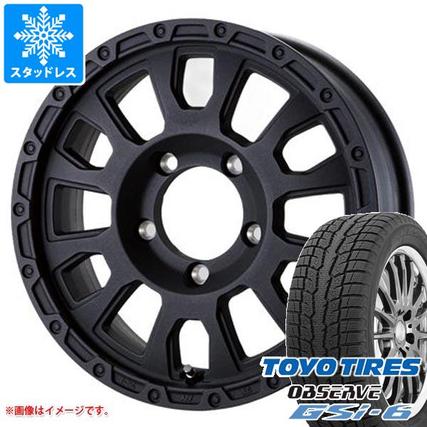 【タイヤ交換対象】5本セット ジムニー JB64W用 スタッドレス トーヨー オブザーブ GSi-6 215/70R16 100Q ラ・ストラーダ アヴェンチュラ タイヤホイール5本セット｜タイヤマックス