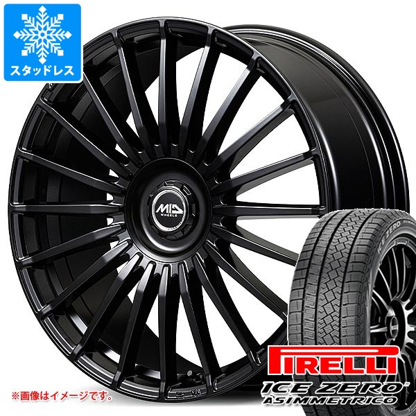 【タイヤ交換対象】トヨタ 40系アルファード用 スタッドレス ピレリ アイスゼロアシンメトリコ 245/45R20 103H XL MID エクスクルーシブ 020F タイヤホイール4本セット