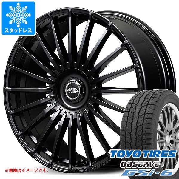 【タイヤ交換対象】トヨタ 40系アルファード用 スタッドレス トーヨー オブザーブ GSi-6 225/60R18 100Q MID エクスクルーシブ 020F タイヤホイール4本セット|タイヤマックス