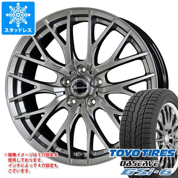 【タイヤ交換対象】スタッドレスタイヤ トーヨー オブザーブ GSi-6 225/70R16 103Q ＆ エクシーダー E05 2 6.5-16 タイヤホイール4本セット225/70-16 TOYO OBSERVE GSi-6｜タイヤマックス