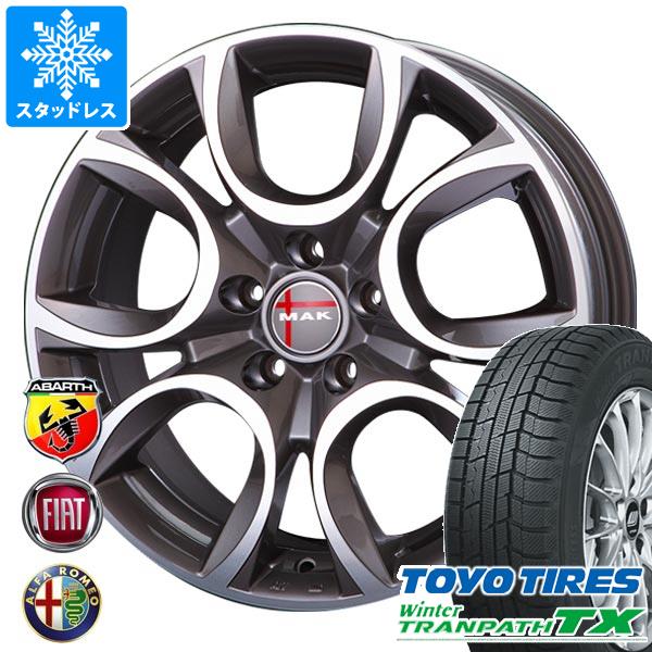 【タイヤ交換対象】フィアット 500X 334系用 スタッドレス トーヨー ウィンタートランパス TX 215/55R17 94Q MAK トリノ タイヤホイール4本セット|タイヤマックス