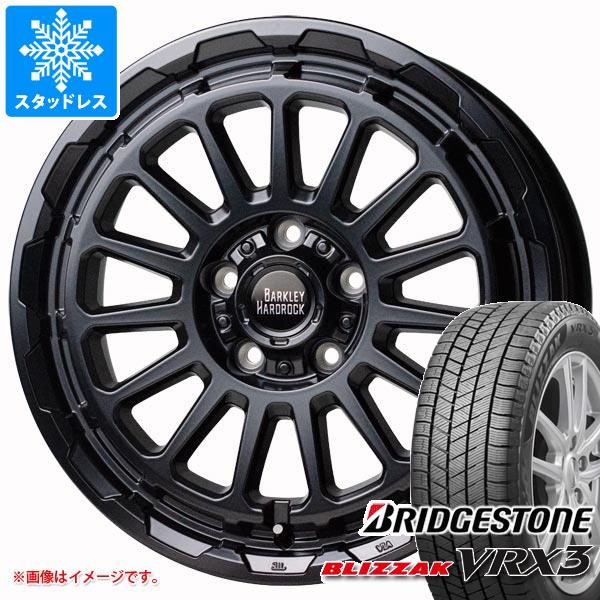 【タイヤ交換対象】アウトランダー GF/GG系用 スタッドレス ブリヂストン ブリザック VRX3 225/65R17 102Q バークレイハードロック リザード タイヤホイール4本セット｜タイヤマックス
