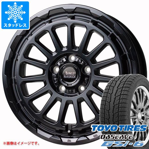 【タイヤ交換対象】エクリプスクロス GK系用 スタッドレス トーヨー オブザーブ GSi-6 225/65R17 102Q バークレイハードロック リザード タイヤホイール4本セット｜タイヤマックス