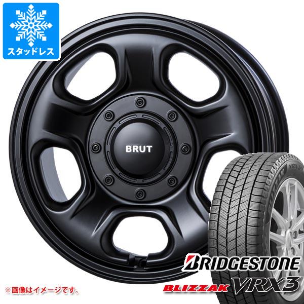 【タイヤ交換対象】デリカD:5用 スタッドレス ブリヂストン ブリザック VRX3 215/70R16 100Q ブルート BR-33 タイヤホイール4本セット｜タイヤマックス