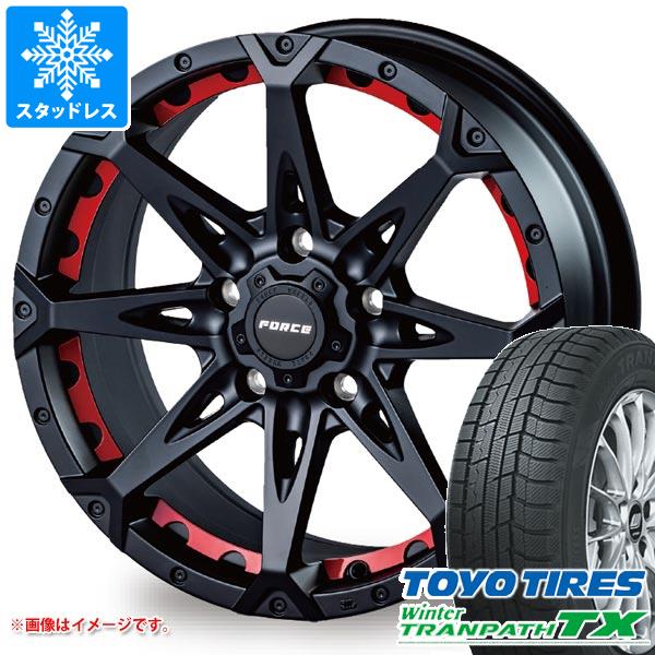 【タイヤ交換対象】CX-8 KG系用 スタッドレス トーヨー ウィンタートランパス TX 225/65R17 102Q フォース デナリ タイヤホイール4本セット｜タイヤマックス