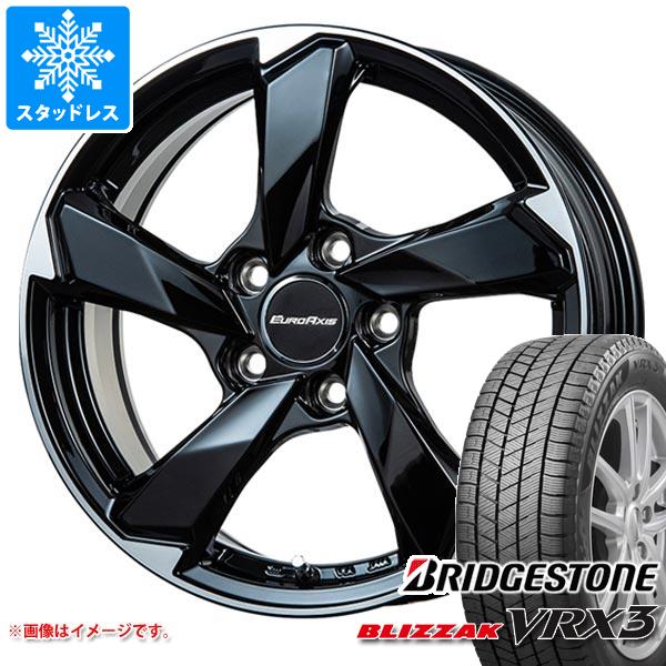 【タイヤ交換対象】アウディ S3 GY系用 スタッドレス ブリヂストン ブリザック VRX3 225/45R17 91Q ユーロアクシス クロスエッジ タイヤホイール4本セット｜タイヤマックス