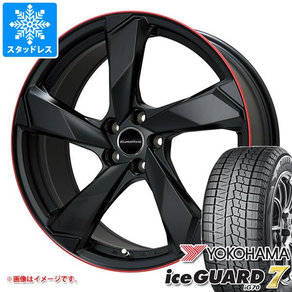 【タイヤ交換対象】ジャガー Eペース DF系用 スタッドレス ヨコハマ アイスガードセブン iG70 245/45R20 103Q XL ユーロアクシス クロスエッジ タイヤホイール4本セット|タイヤマックス