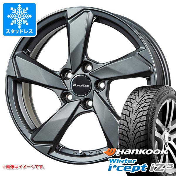 【タイヤ交換対象】VW シャラン用 スタッドレス ハンコック ウィンターアイセプト iZ3 W636 225/50R17 98H XL ユーロアクシス クロスエッジ タイヤホイール4本セット