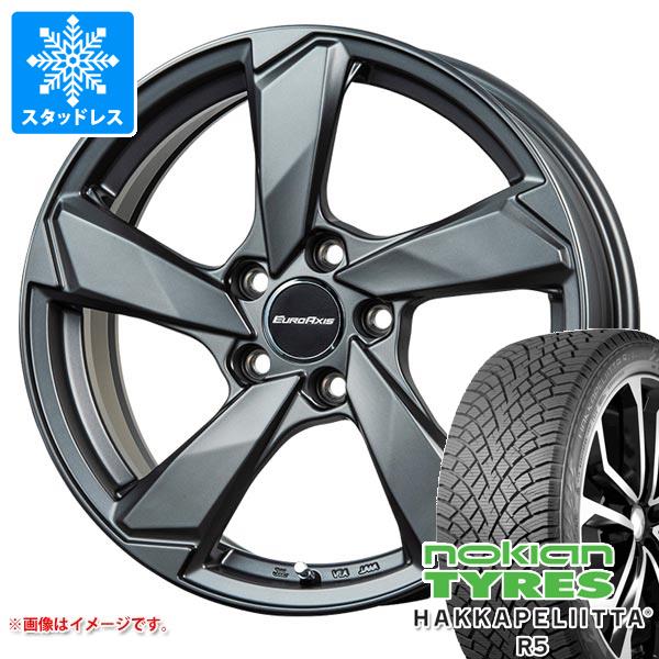 【タイヤ交換対象】アウディ A6 F2系用 スタッドレス ノキアン ハッカペリッタ R5 245/45R19 102T XL ユーロアクシス クロスエッジ タイヤホイール4本セット｜タイヤマックス