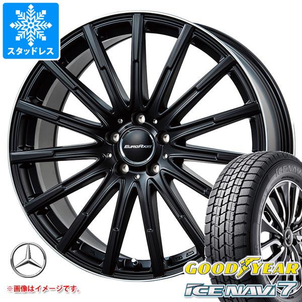 【タイヤ交換対象】メルセデスベンツ X156 GLAクラス用 スタッドレス グッドイヤー アイスナビ7 215/60R17 96Q ユーロアクシス エアフルト タイヤホイール4本セット｜タイヤマックス