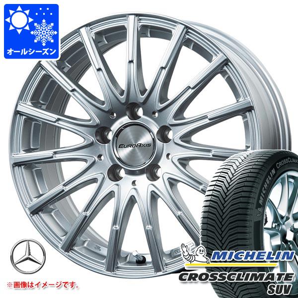 【タイヤ交換対象】メルセデスベンツ X253 GLCクラス用 オールシーズンタイヤ ミシュラン クロスクライメート SUV 235/60R18 107V XL MO メルセデス承認 ユーロアクシス エアフルト タイヤホイール4本セット|タイヤマックス