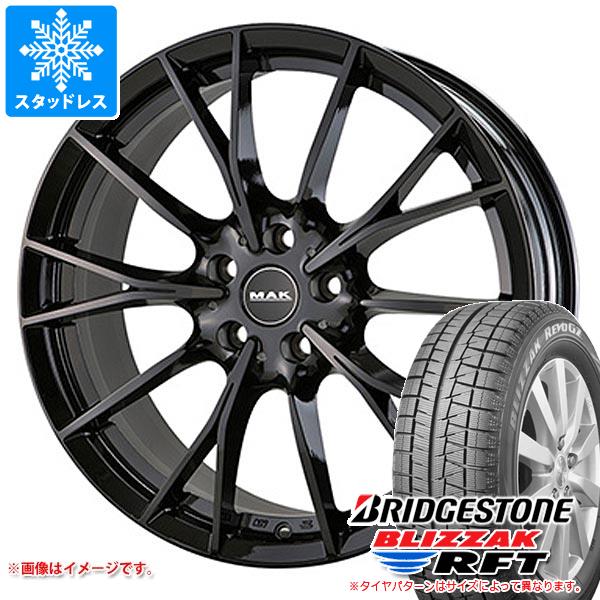 【タイヤ交換対象】BMW F44 2シリーズ用 スタッドレス ブリヂストン ブリザック RFT 205/55RF16 91Q ランフラット MAK ファブリック タイヤホイール4本セット