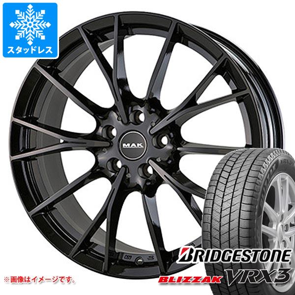 【タイヤ交換対象】BMW F40 1シリーズ用 スタッドレス ブリヂストン ブリザック VRX3 205/55R16 91Q MAK ファブリック タイヤホイール4本セット