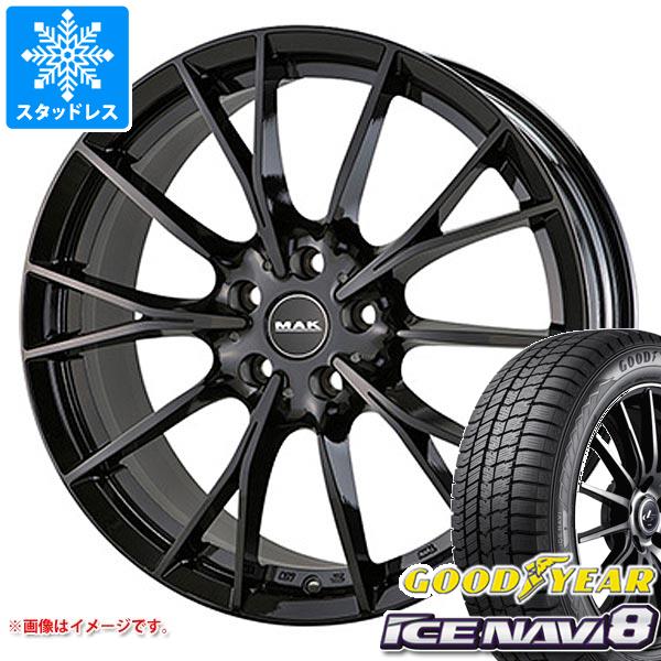 【タイヤ交換対象】BMW F44 2シリーズ用 スタッドレス グッドイヤー アイスナビ8 205/55R16 91Q MAK ファブリック タイヤホイール4本セット